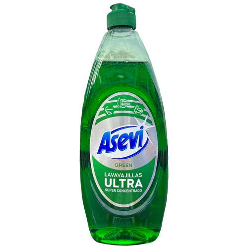 Asevi Super Concentrated Washing Up Liquid 650ml - Ultra Green