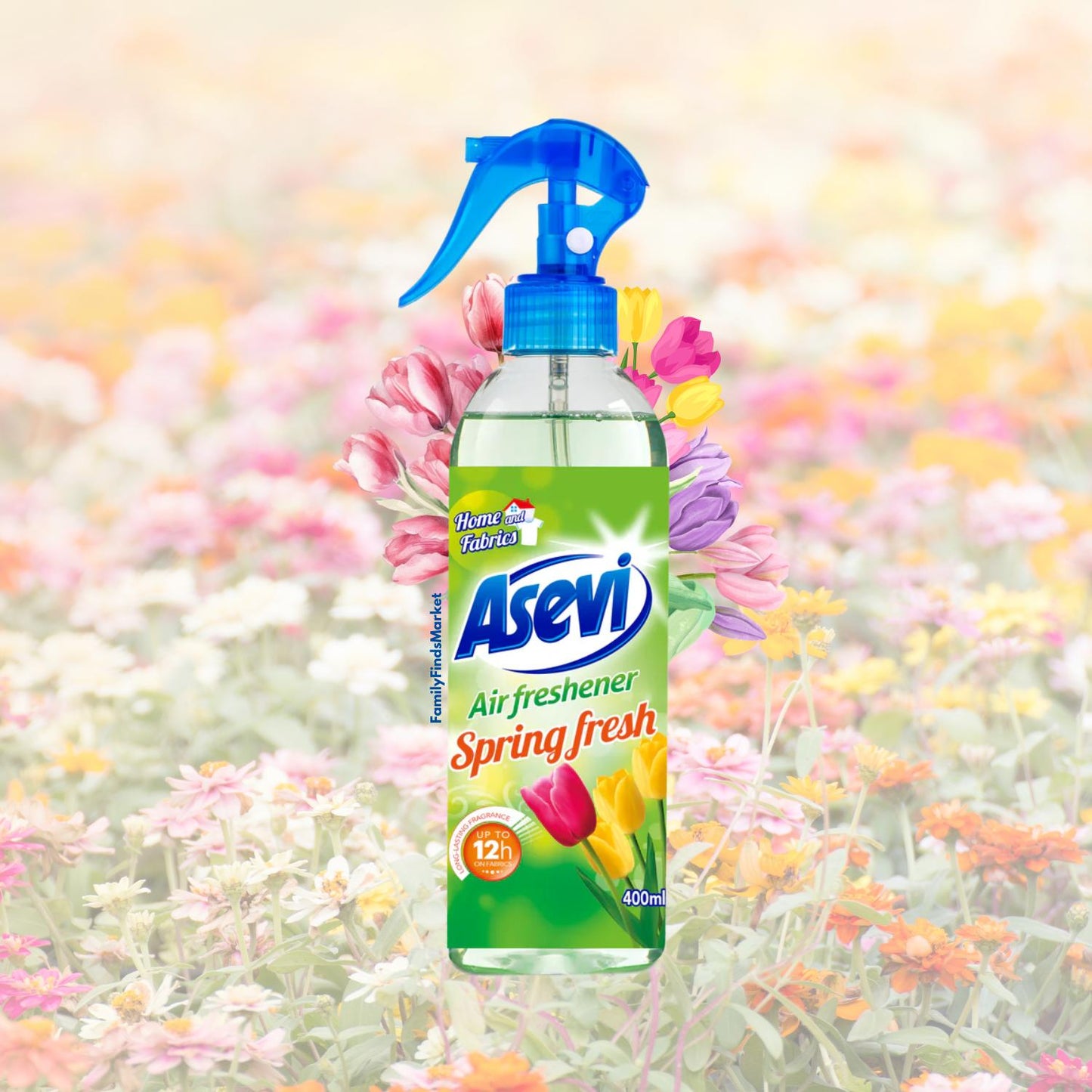 Asevi Spring Fresh Air & Fabric Freshener Spray