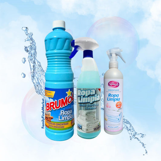 Ropa Limpia Bundle - Floor Cleaner, Multi Surface Cleaner & Air and Fabric Freshener