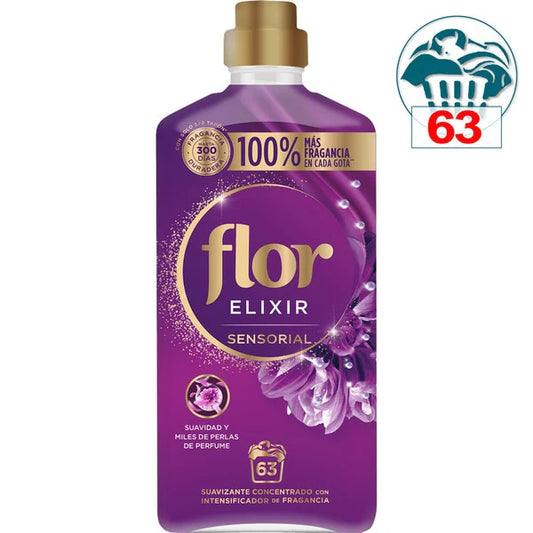 Flor Sensorial Elixir Pink Fabric Softener - Laundry Conditioner 63 Washes