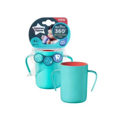 Tommee Tippee Sippy Cup No Spill With Handles - 360 Lip Activated Cup