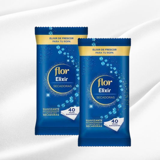 2 x Flor Elixir Tumble Dryer Sheets