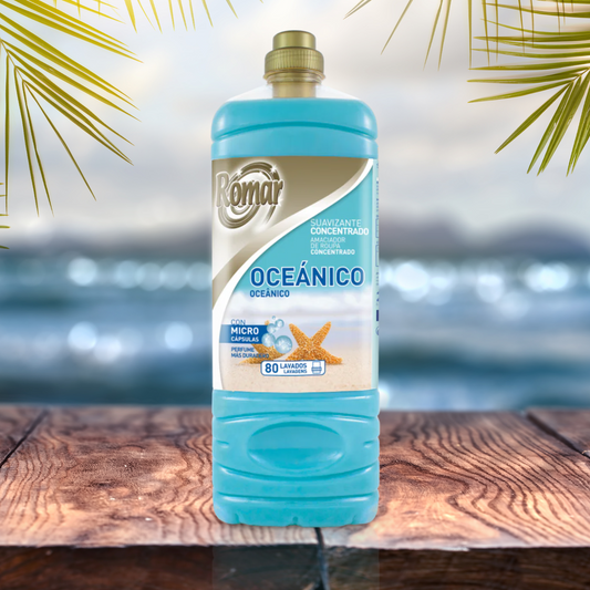 🌊🧺 Romar Ocean Breeze Concentrated Fabric Softener - Freshness for 80 Washes! 🧺🌊