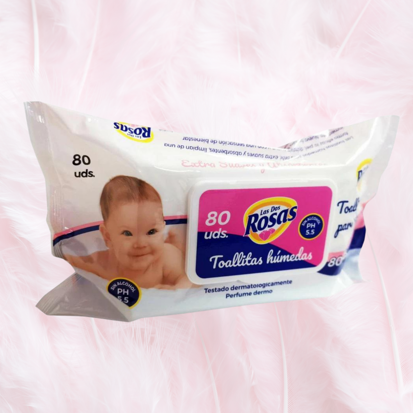 👶 Las Dos Rosas 80 Wet Wipes Baby Sensitive Wipes - Gentle Care for Delicate Skin! 👶