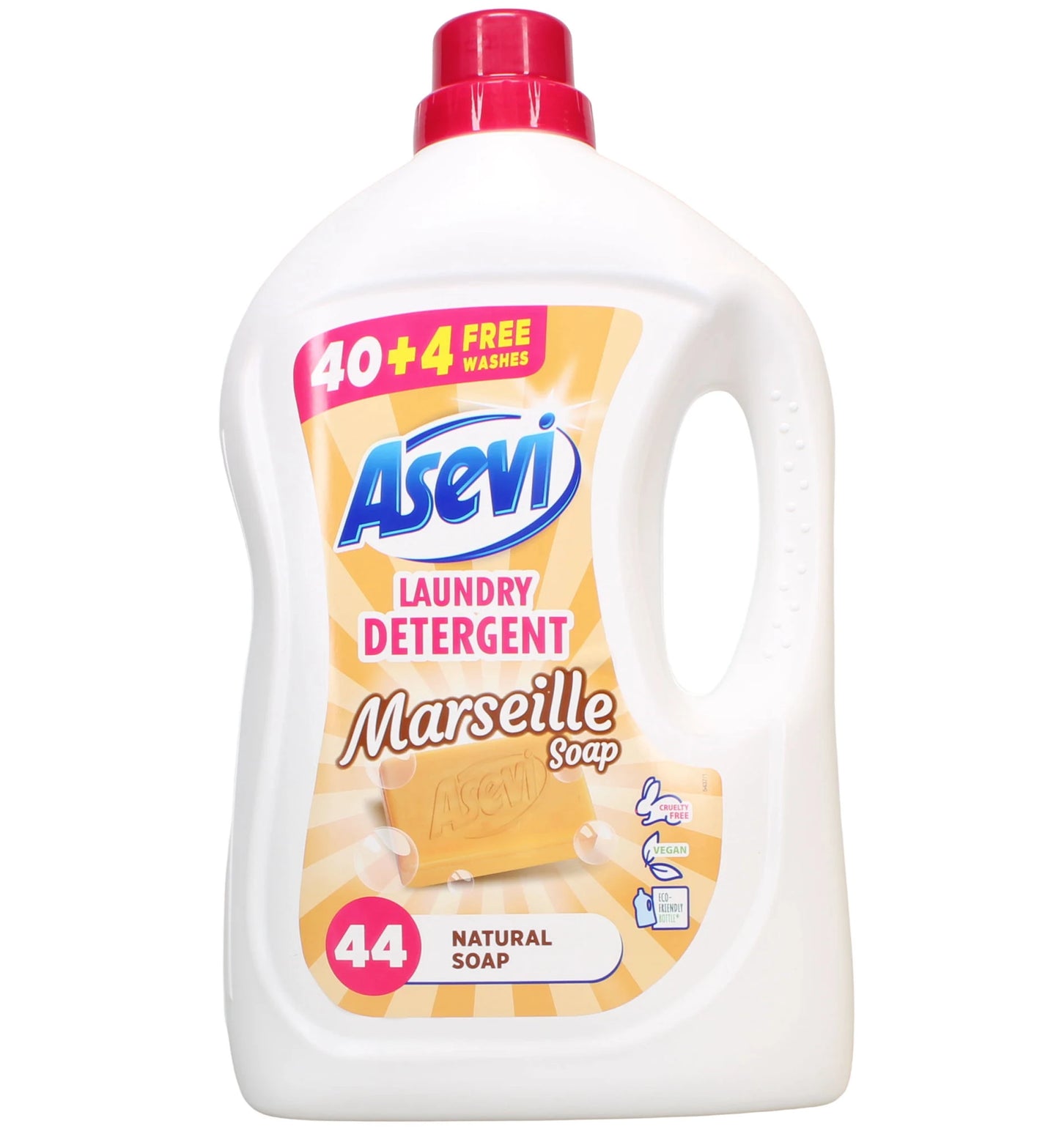 Asevi Laundry Detergent - Marseille Soap 44 washes