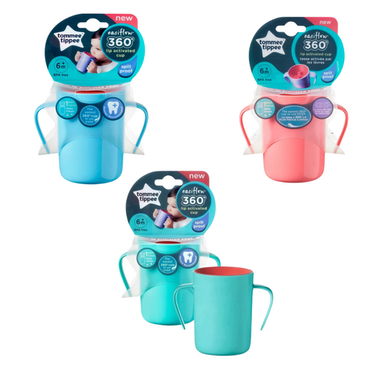 Tommee Tippee Sippy Cup No Spill With Handles - 360 Lip Activated Cup