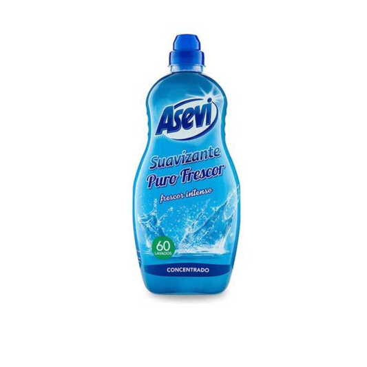 Asevi Puro Frescor Fabric Softener 60 Washes - 1,380L of Luxurious Laundry Conditioning