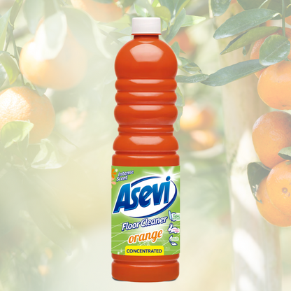 Asevi Floor Cleaner - Orange - 1L - Fragranced Spanish Floor Cleaner