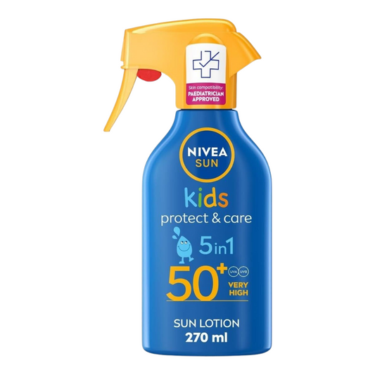 Nivea Sun - Kids 50+ SPF Sunscreen Spray With Child Lock - Protect and Care Summer Essential