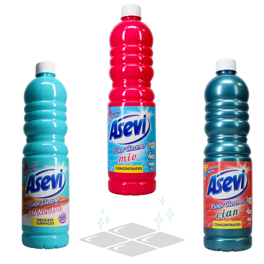 Asevi Floor Cleaner Concentrated - Mio, Cian, PH Neutral