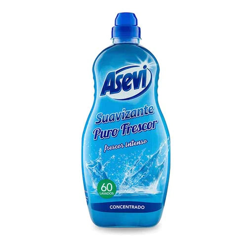 Asevi Puro Frescor Fabric Softener 60 Washes - 1,380L of Luxurious Laundry Conditioning