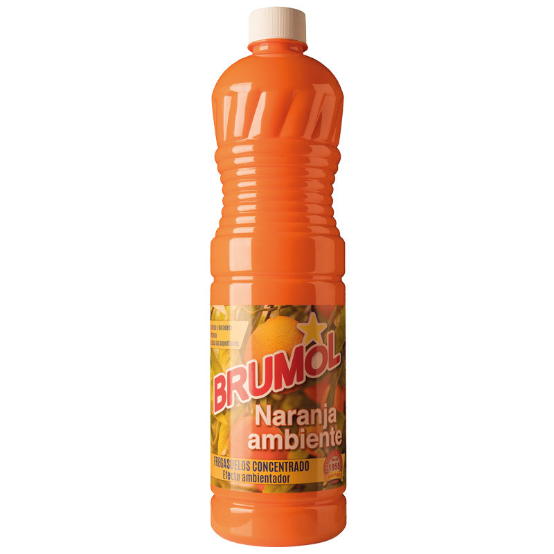 Brumol Fragranced Floor Cleaner -Naranja/Ropa Limpia - Oranges/Ropa Limpia 1L