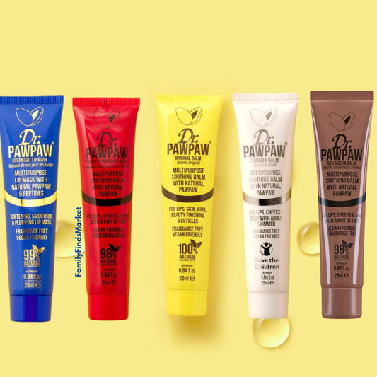 Dr. PawPaw Original Lip Balm - Multipurpose Soothing Balm With Natural PawPaw