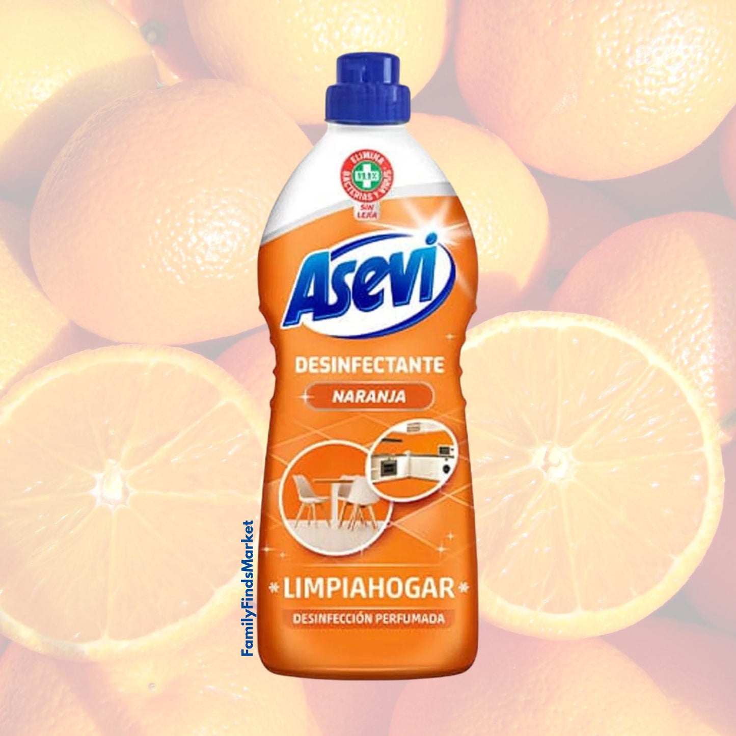 Asevi Orange Multi Surface Disinfectant 1.1L