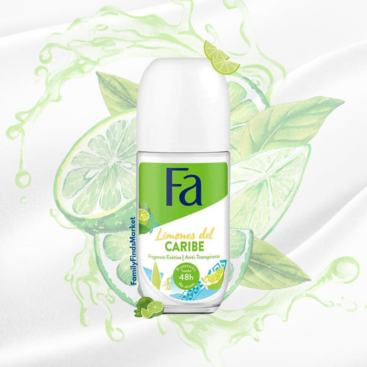 Fa Roll On Deodorant Caribbean Lemons - Women